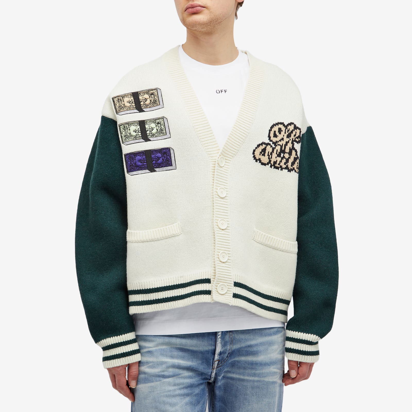 Crystal Cash Varsity Cardigan