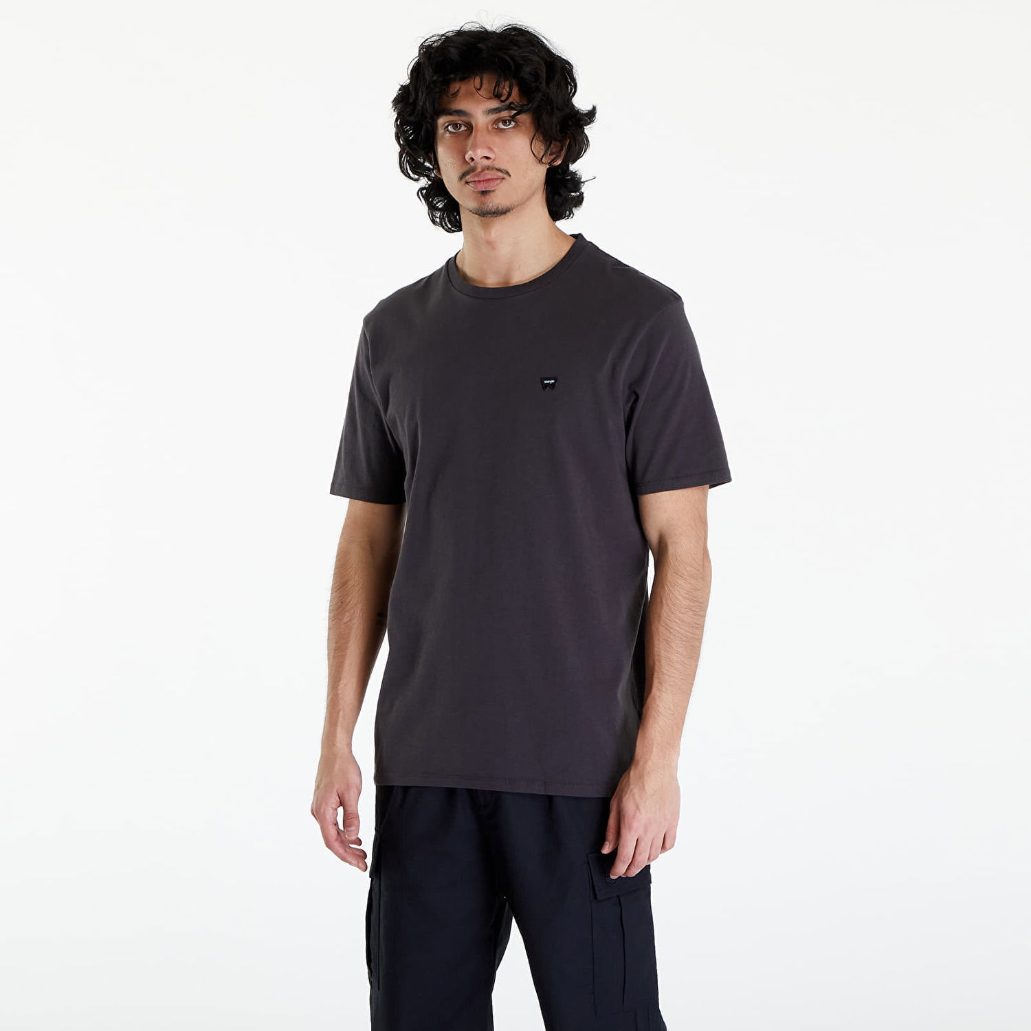 Tričko Wrangler Sign Off Tee Black Čierna | 112351320, 0