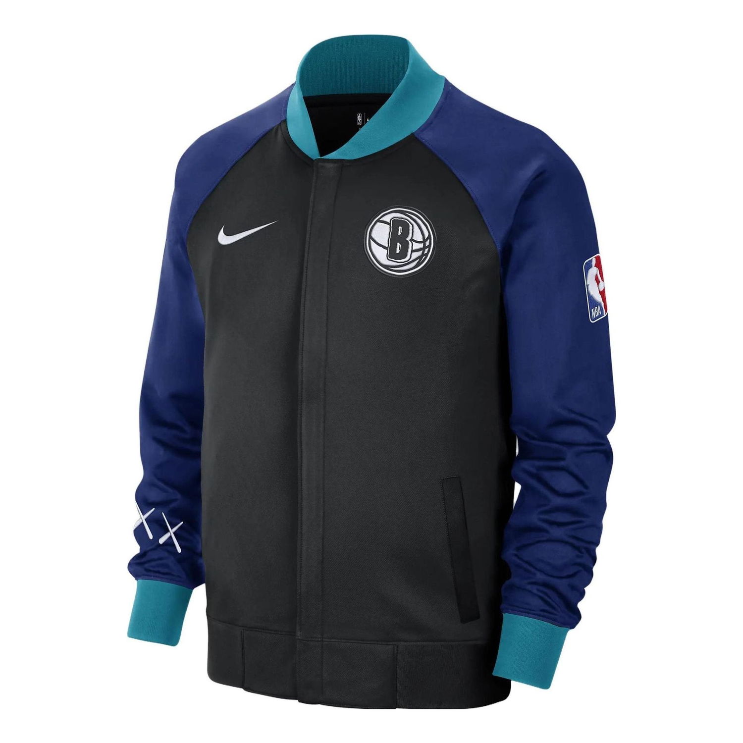 Bomber bunda Nike Kaws x NBA Brooklyn Nets City Edition Jacket Čierna | FB3498-010, 0