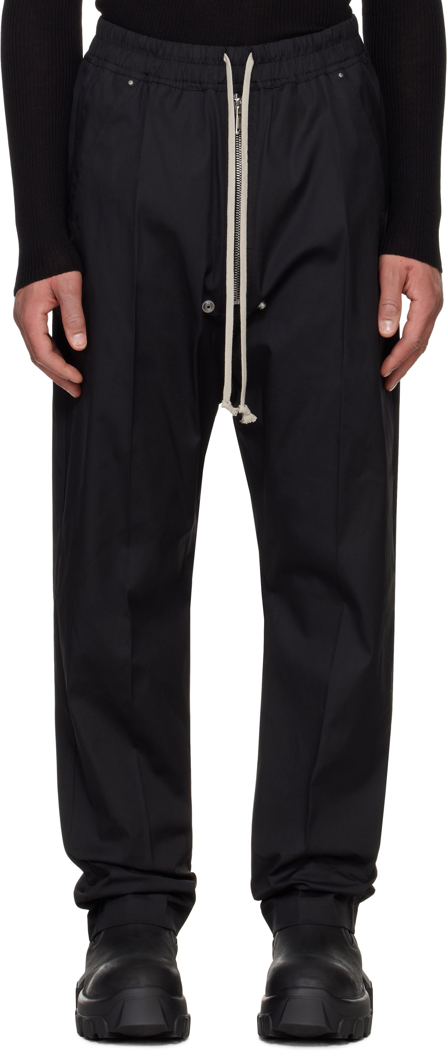 Nohavice Rick Owens Rick Owens Hollywood Bela Trousers Čierna | RU01E5361 TE, 0