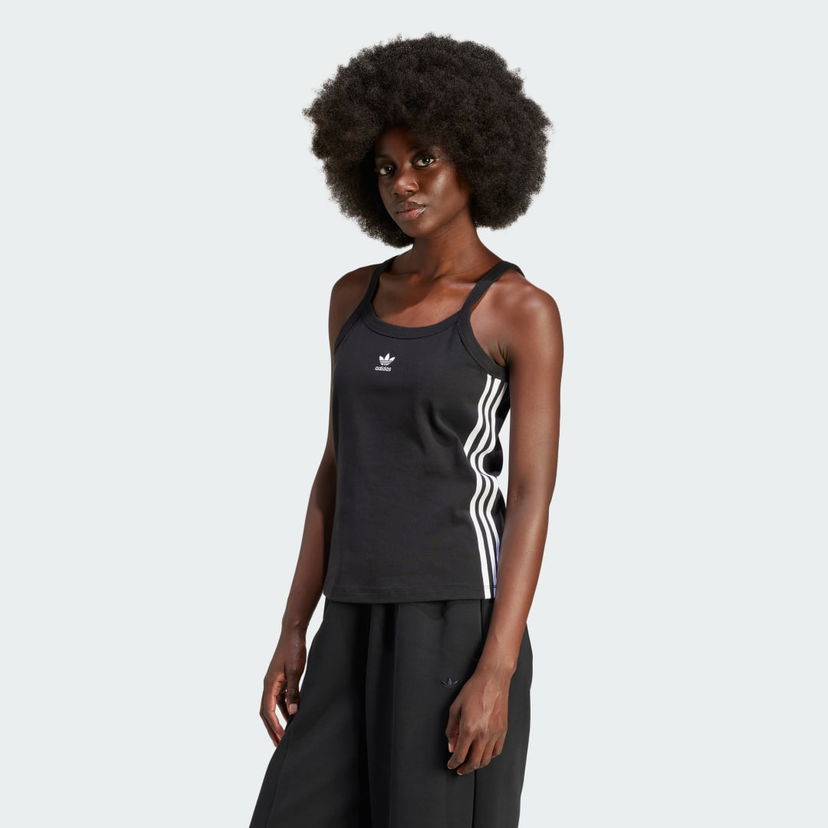Tielko adidas Originals 3-Stripes Tank Top Čierna | IU2431