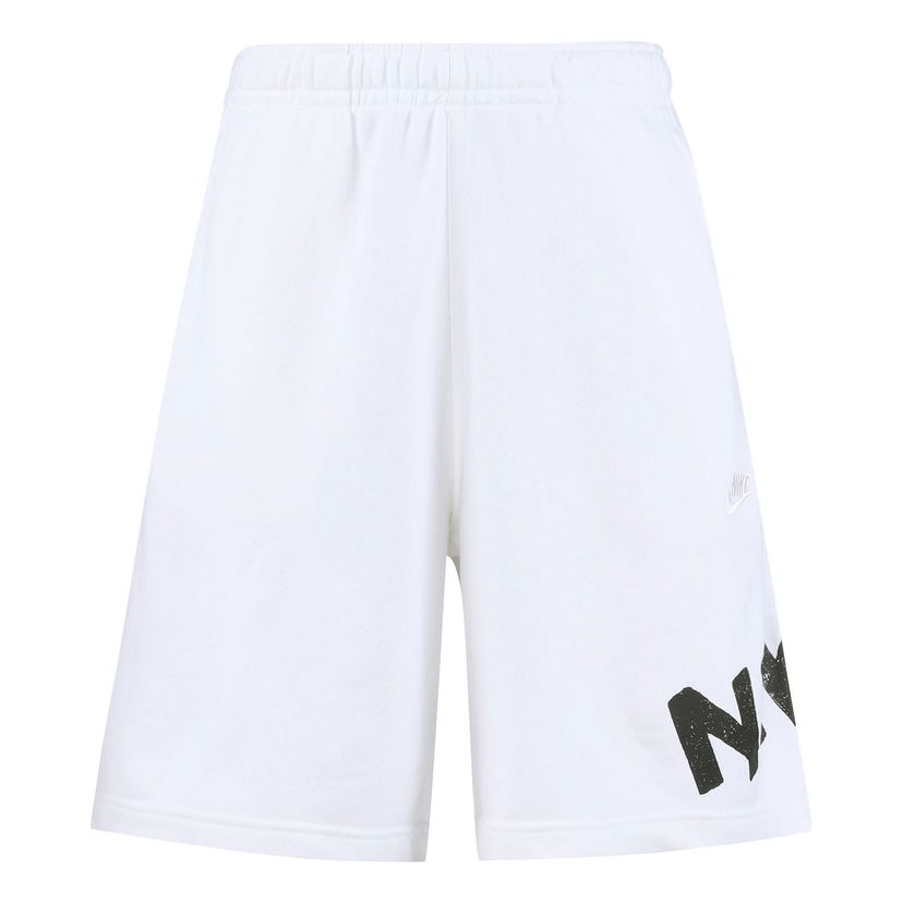 Šortky Nike Casual Breathable Shorts with Print Biela | CZ9931-100