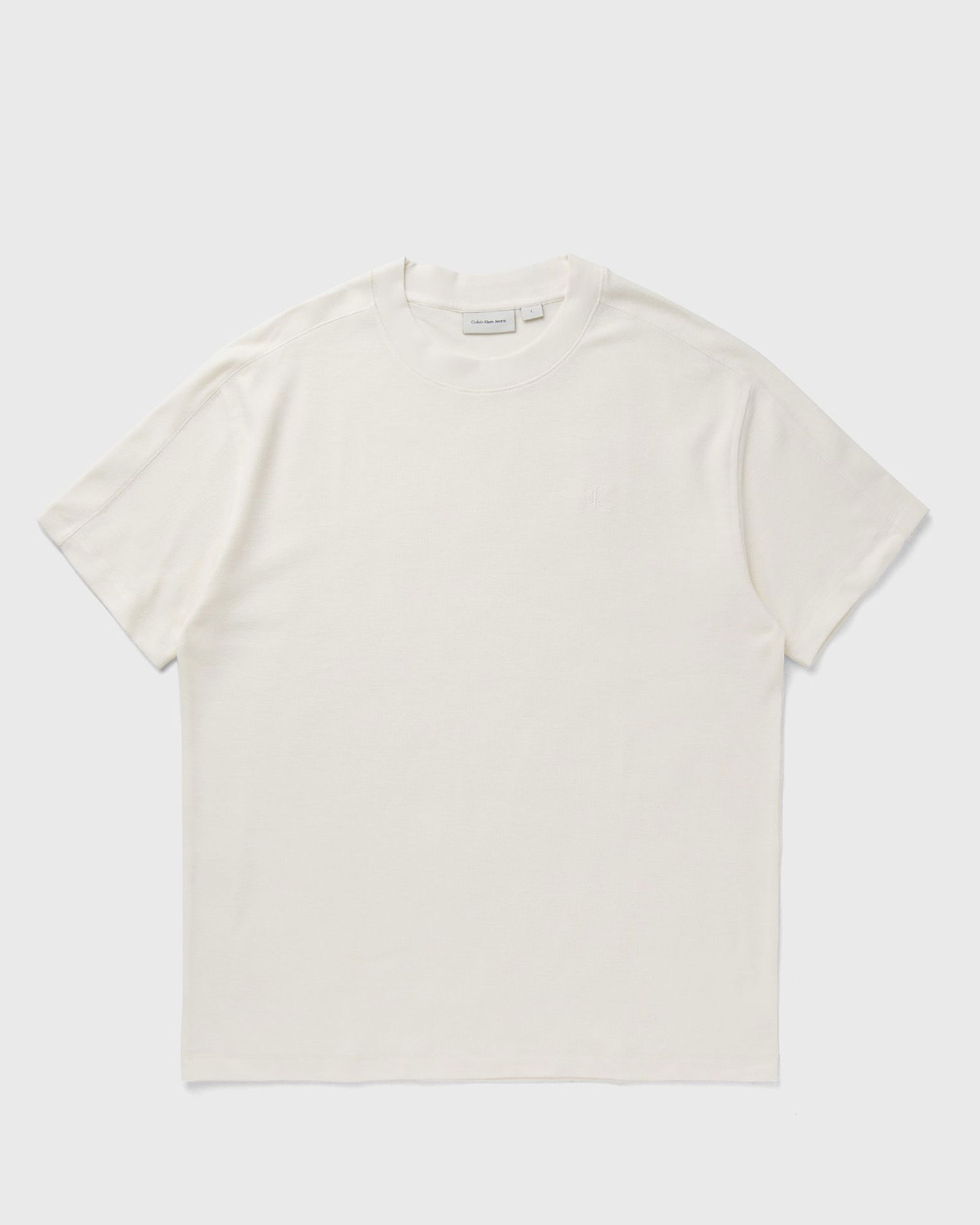 Tričko CALVIN KLEIN Calvin Klein Jeans Brushed Rib T-Shirt XXL Biela | J30J326752YAC, 0