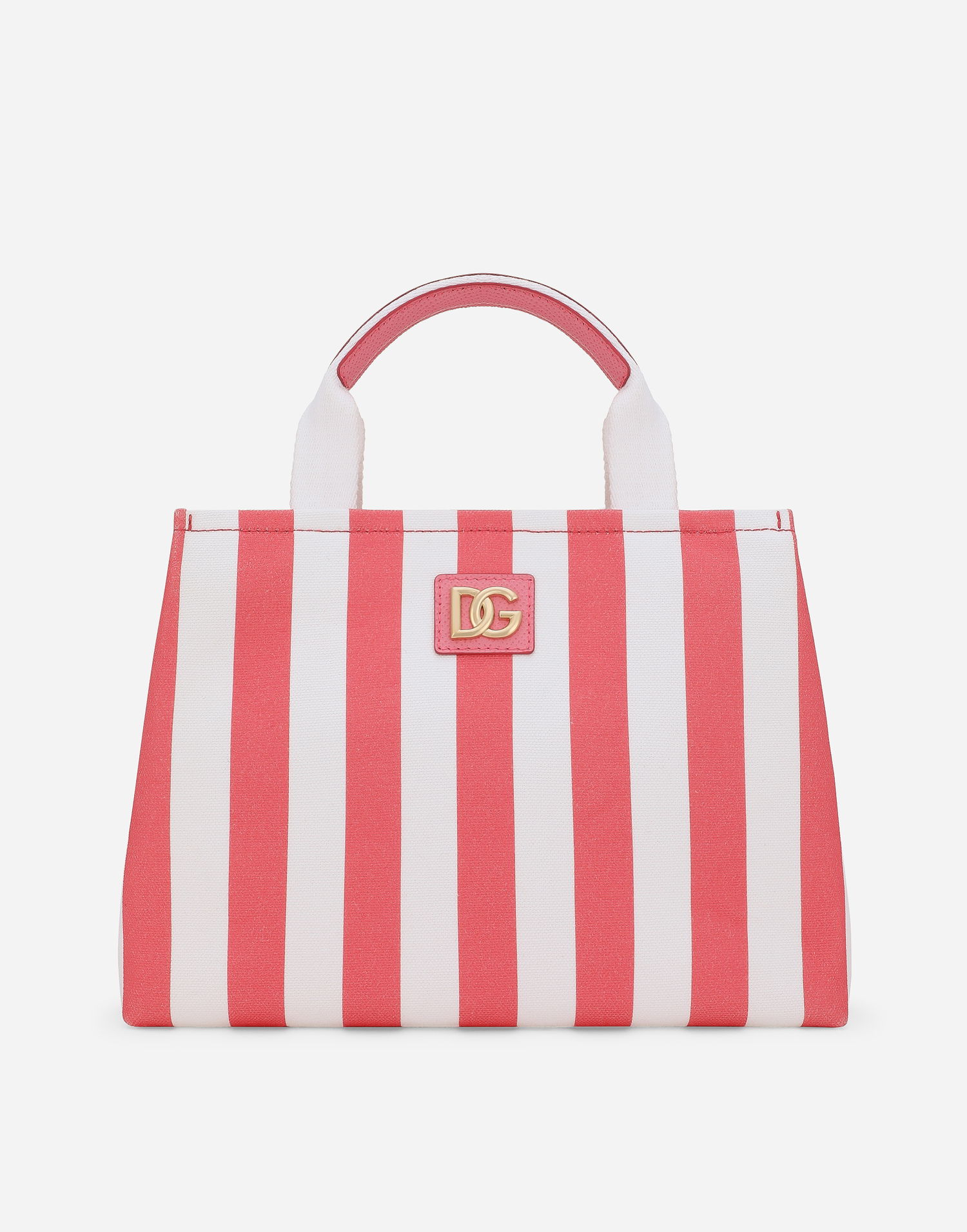 Tote bag Dolce & Gabbana Dolce & Gabbana Canvas Striped Tote Bag Ružová | EB0116AB991HWXXF, 0