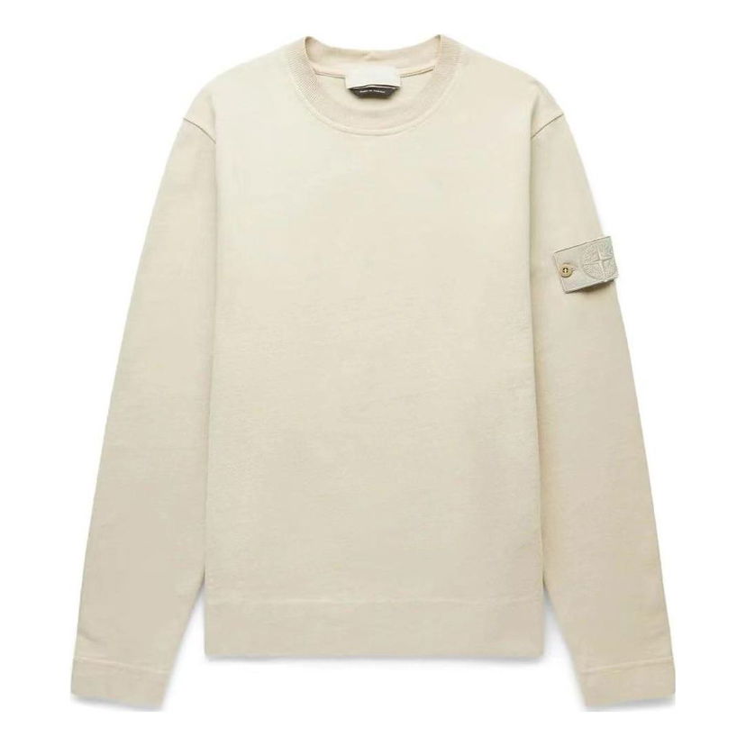 Sveter Stone Island Stone Island Men's Ghost Crewneck Sweatshirt Béžová | 7815611F3-V0090