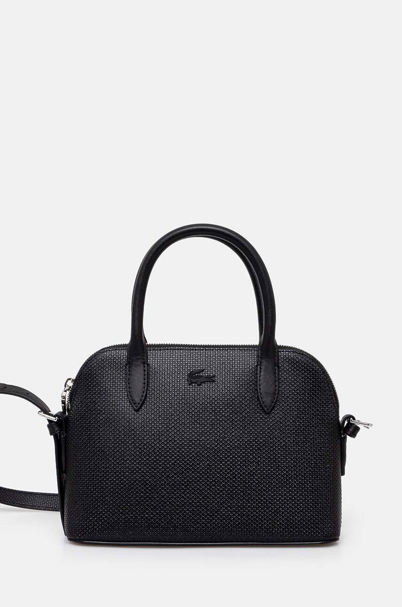 Kabelka Lacoste Lacoste Small Dome Satchel Čierna | NF3723KL