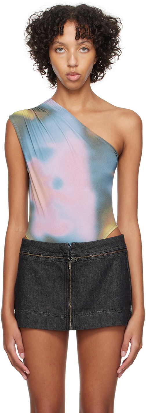 Body Miaou Miaou One Shoulder Jersey Bodysuit Rôznofarebný | 6005VC2COS, 0