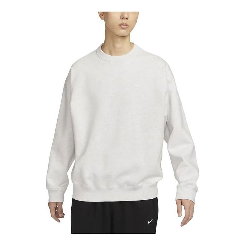 Sveter Nike Solo Swoosh Fleece Crewneck Šedá | DX1362-051