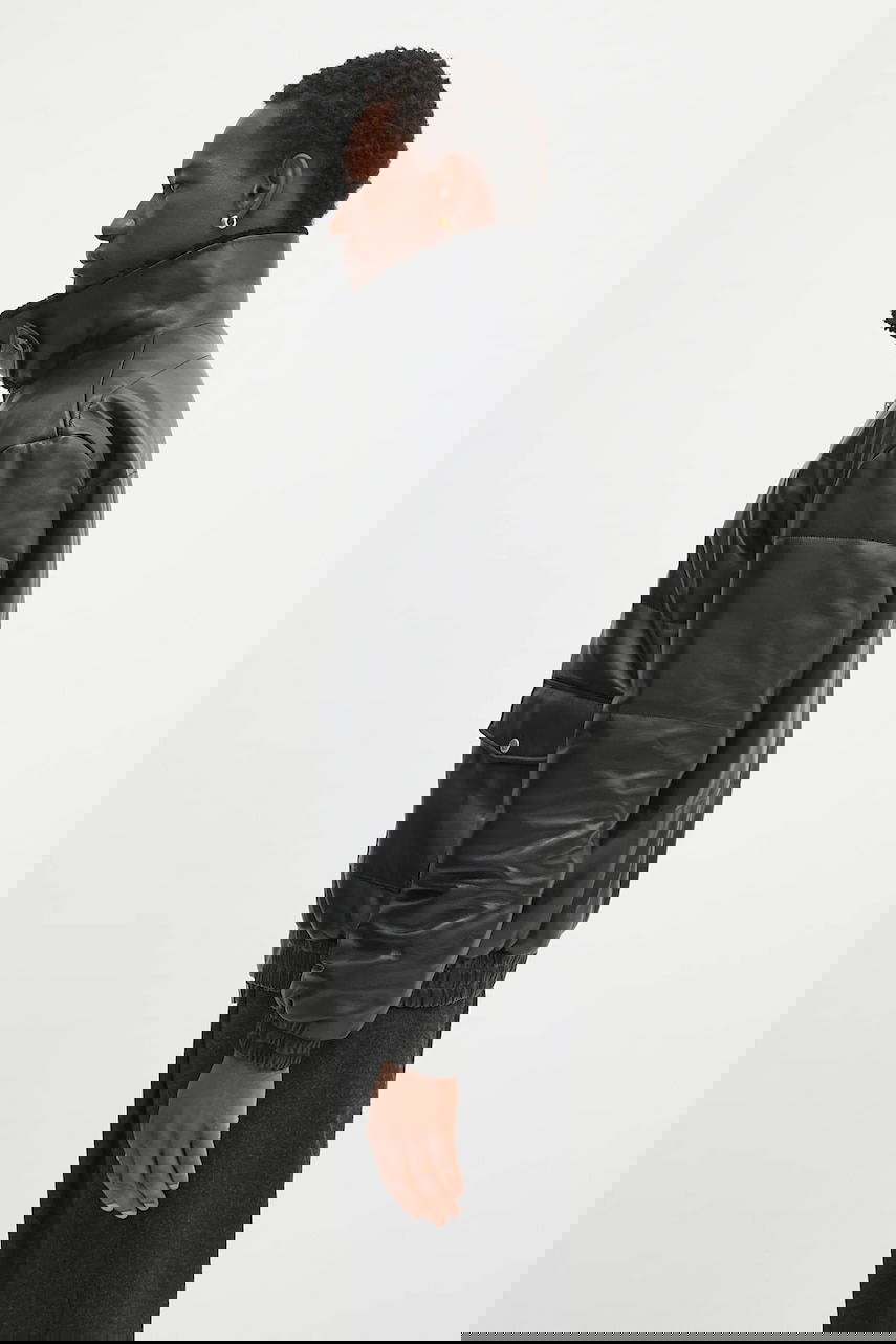 Bomber bunda Drôle de Monsieur Drôle de Monsieur Le Blouson Cuir Leather Bomber Jacket Čierna | PERM.CT109.LH001, 1
