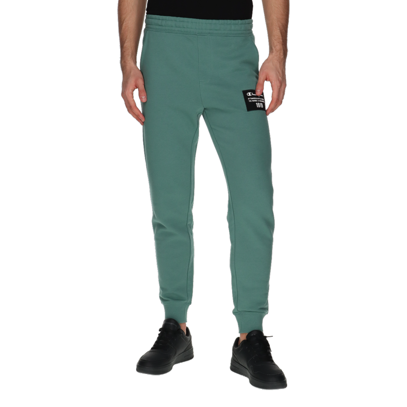 Tepláky Champion Raw Logo Patch Cuffed Joggers Zelené | 220522-GS501