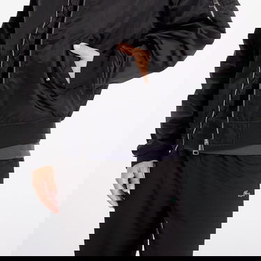 Bomber bunda Lacoste Bomber Jacket with Ribbed Details and Sleeve Utility Pocket Čierna | BH2899 031, 1