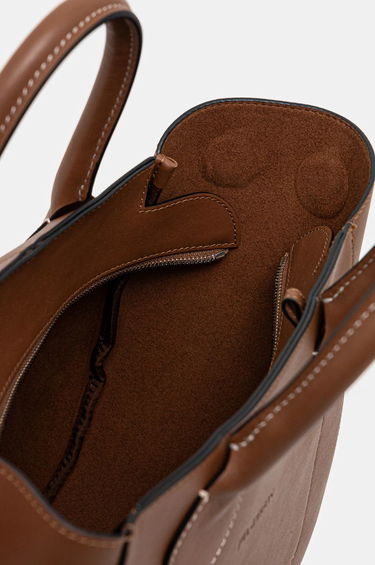Kabelka JW Anderson JW Anderson Small Punch Tote Bag Hnedá | HB0680.LA0250.621, 5