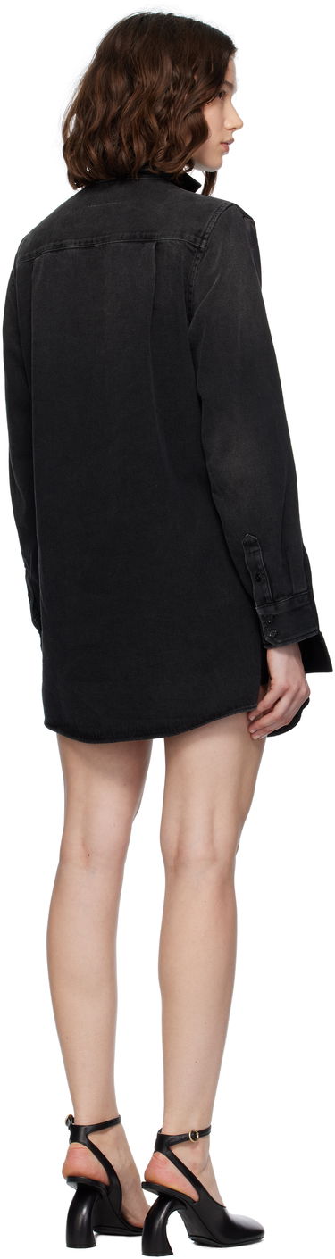 Šaty Maison Margiela MM6 Maison Margiela Satin Mini Dress Čierna | S52DA0069 MTN084, 2