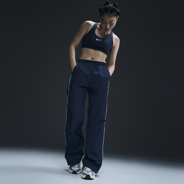 Tepláky Nike High-Waisted Woven Windrunner Pants Navy | FV7655-478, 0