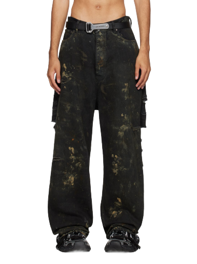 Džínsy Balenciaga Super Destroyed Jeans Čierna | 745248-TBP47-1363
