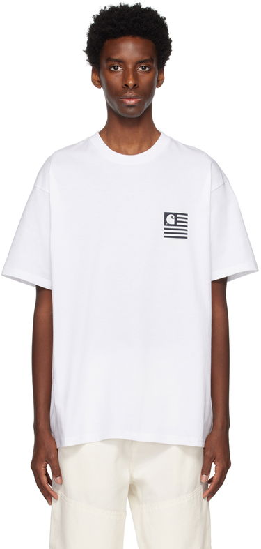 Tričko Carhartt WIP Work In Progress Coast State T-Shirt Biela | I031754, 0