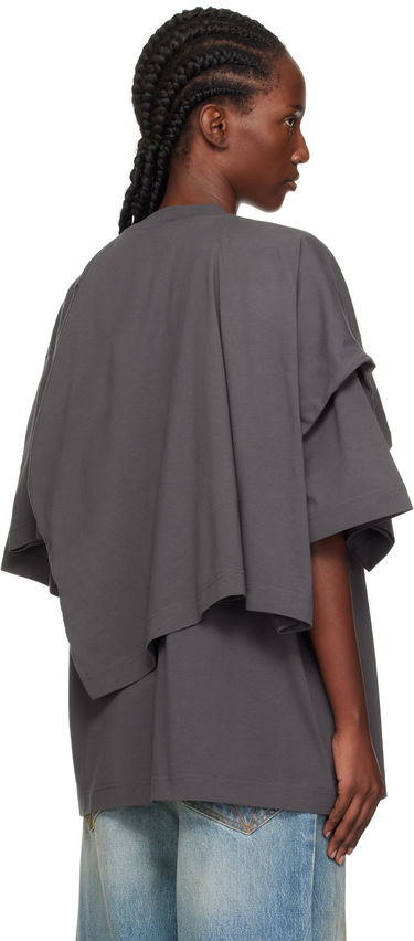 Tričko VETEMENTS VETEMENTS Double Layered T-Shirt Šedá | UH76TR400M, 2