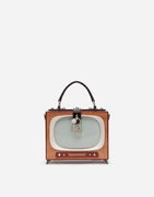 Dolce & Gabbana TV Dolce Box Bag Hand-Painted Wood
