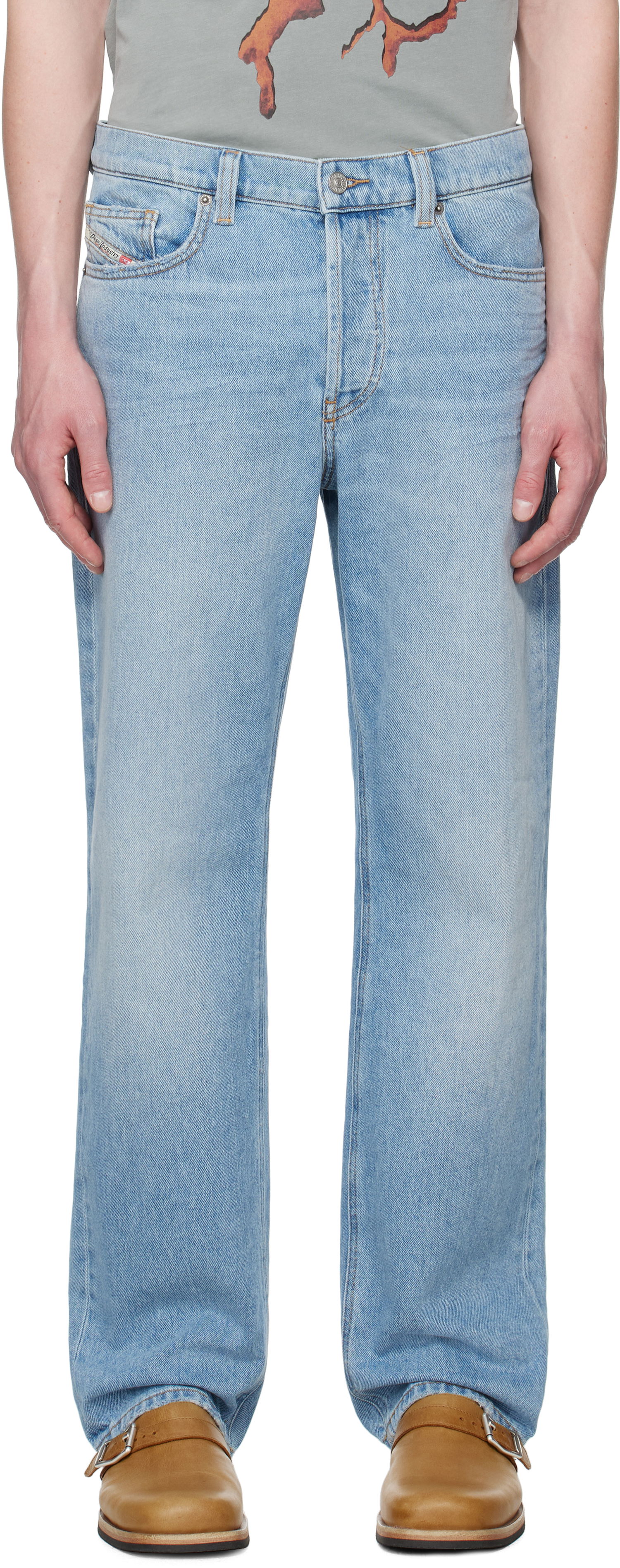 Džínsy Diesel D-Macs Jeans Modrá | A03564-0CLBA-01, 0