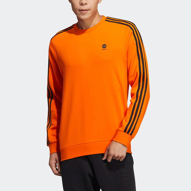 Mikina adidas Originals Neo Ce 3s Round Neck Pullover Oranžová | HD4669