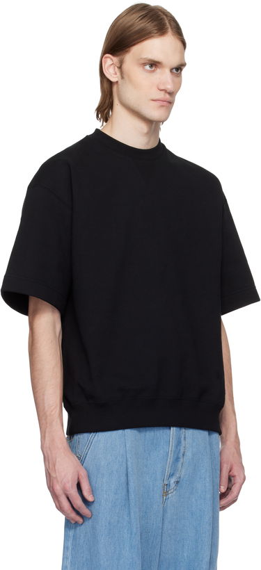 Sveter Jil Sander Jil Sander Crew-Neck T-Shirt Čierna | J47GC0151_J20039, 1