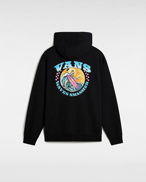 Mikina Vans True Waves Pullover Hoodie Čierna | VN000KJ1BLK, 1