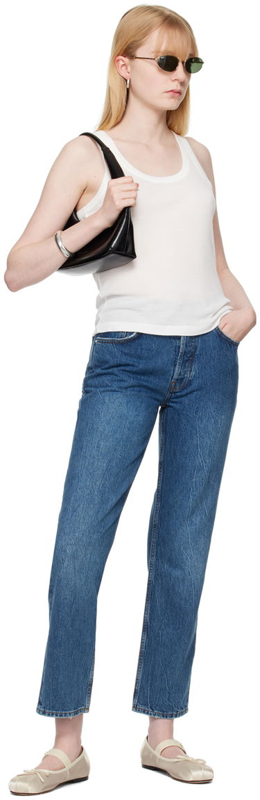 Džínsy Anine Bing ANINE BING Benson Straight Jeans Modrá | A-06-10010-WHD20, 3