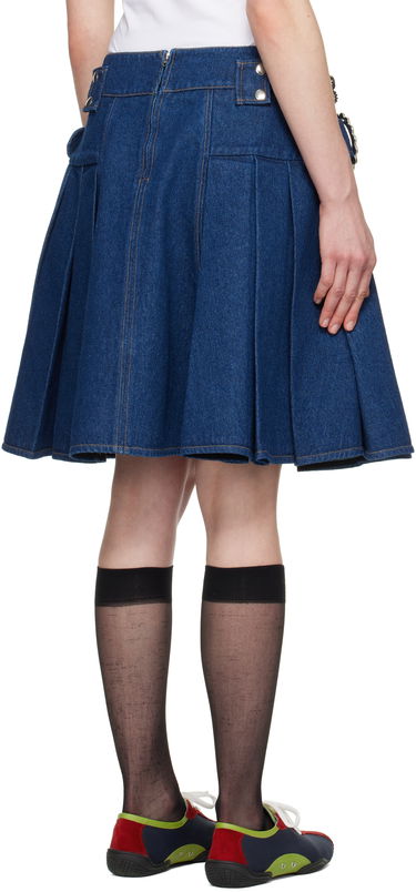 Sukňa Chopova Lowena Chopova Lowena Biggity Denim Miniskirt with Belt Modrá | 3253, 2