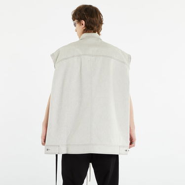 Vesta Rick Owens DRKSHDW Jumbo Worker Vest Biela | DU01C6762 MMD 51, 4