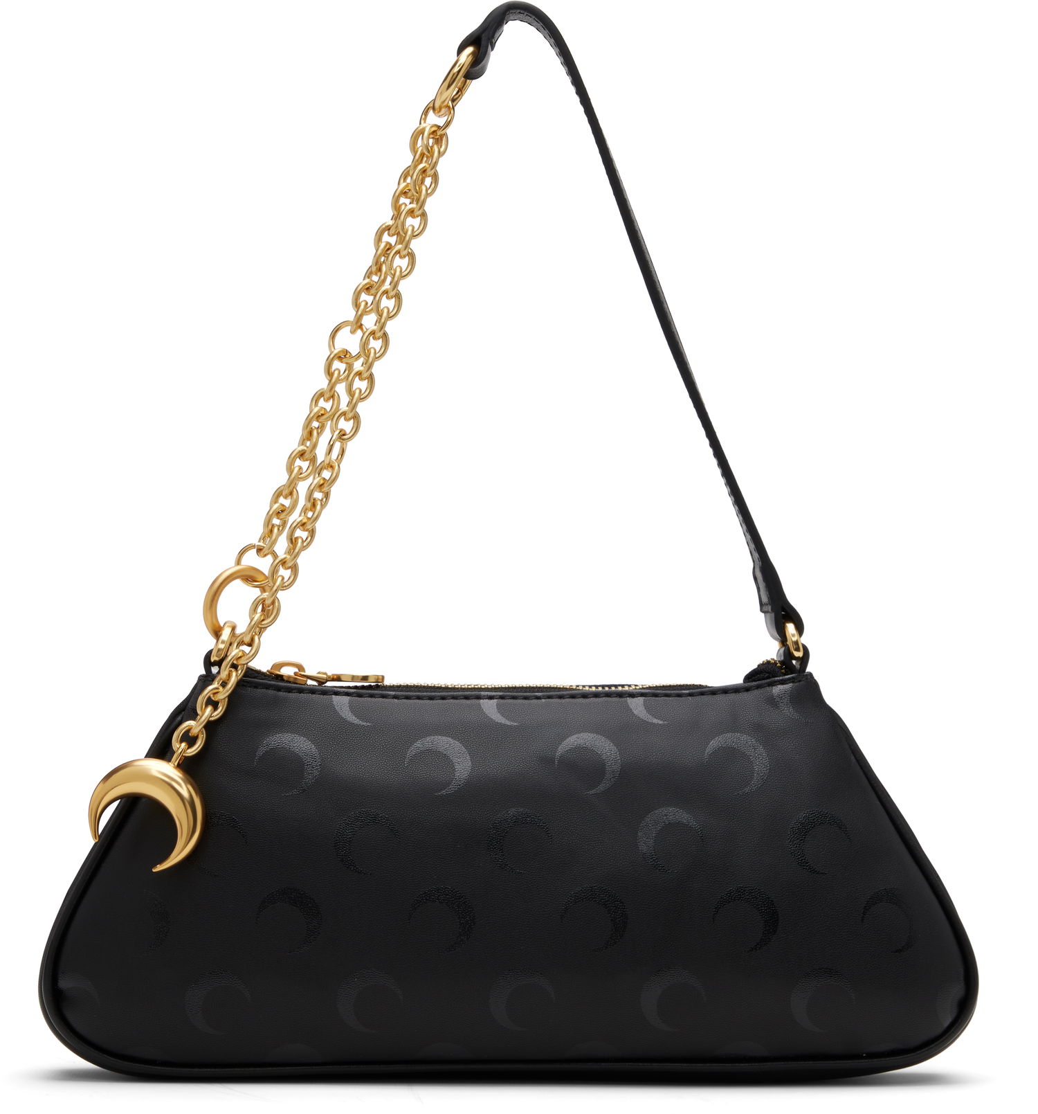 Taška cez rameno Marine Serre Marine Serre Moon Canvas Core Bag Čierna | WSB001ARWOV0040, 0