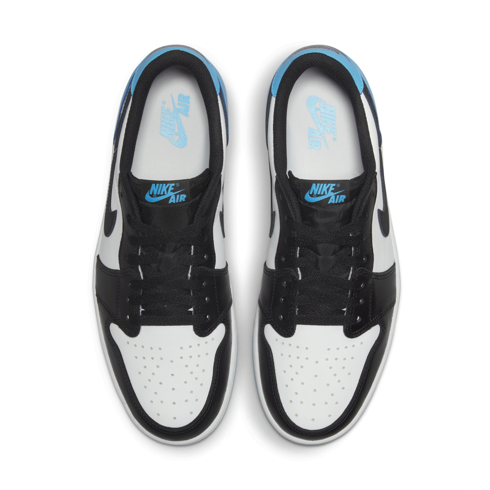 Air Jordan 1 Low "Black Dark Powder Blue"