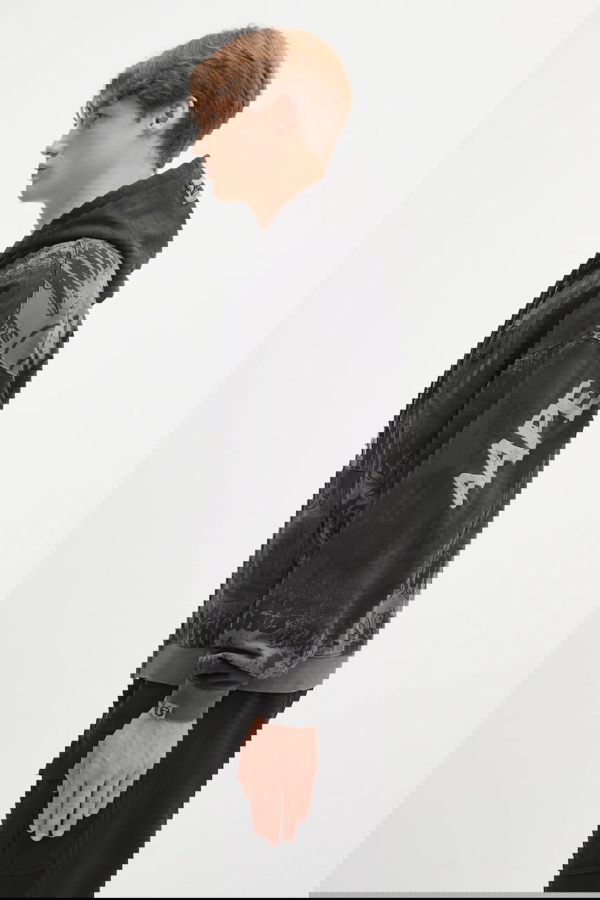Mikina AAPE by A Bathing Ape AAPE Main Zip Up Graphic Hoodie Čierna | AAPSWMC327XXO, 1