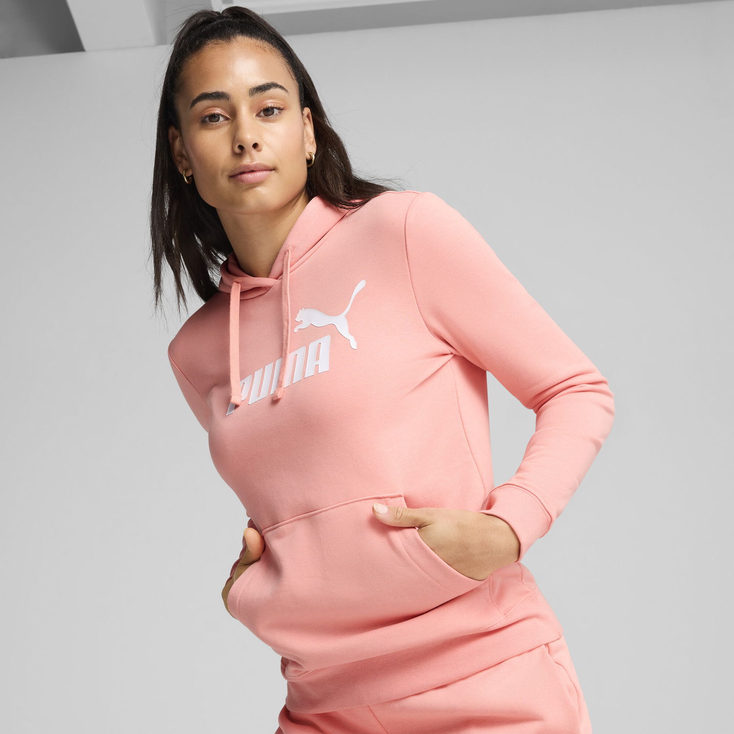 Mikina Puma Women's ESS No. 1 Logo Hoodie Ružová | 682391_18, 0