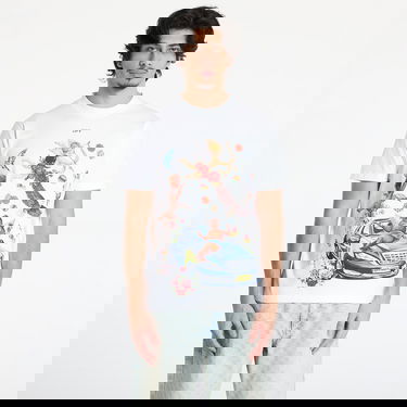 Tričko Off-White Off-White Fresco Car Slim Fit Short Sleeve T-Shirt Biela | OMAA027S25JER0030110, 0