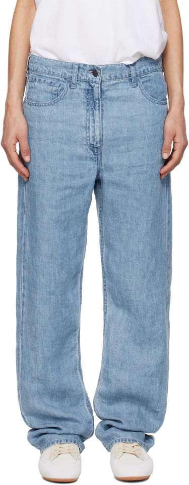 Džínsy The Row The Row Tarley Wide Leg Jeans Modrá | 8766-W3654, 0