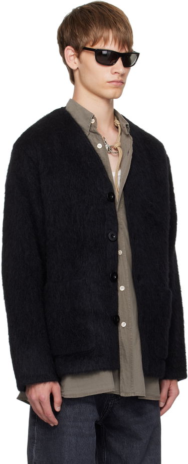 Sveter OUR LEGACY Mohair Cardigan Čierna | M4206CBM, 4