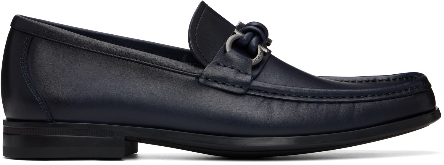 Tenisky a topánky FERRAGAMO Salvatore Ferragamo Alain Loafers Navy | 786869, 0
