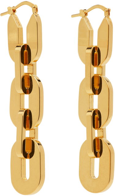 Náušnice Jil Sander Chain Earrings "Gold" Metalická | J11VG0079_P4877, 1