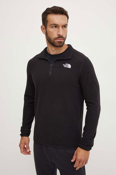 Sveter The North Face 100 Glacier 1/4 Zip Fleece Čierna | NF0A855W4H01, 3