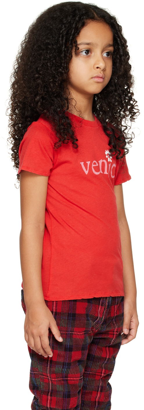 Tričko ERL ERL Kids 'Venice' T-Shirt Červená | ERL05KT006, 1