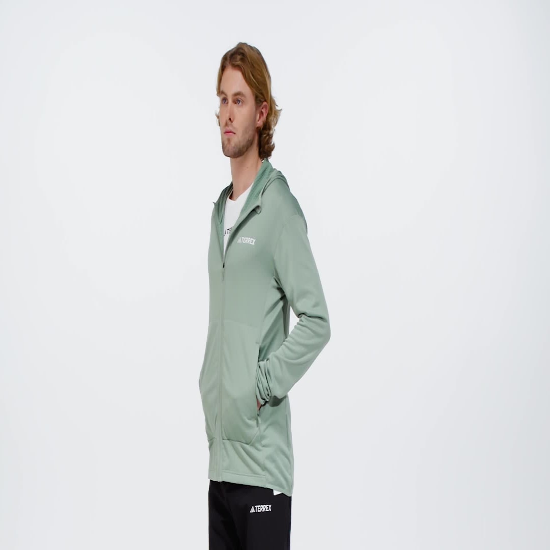 adidas TERREX BUNDA TERREX XPERIOR LIGHT FLEECE HOODED