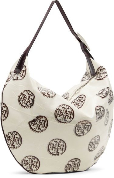 Taška cez rameno Tory Burch Tory Burch T Monogram Balloon Bag Biela | 171915-102, 2