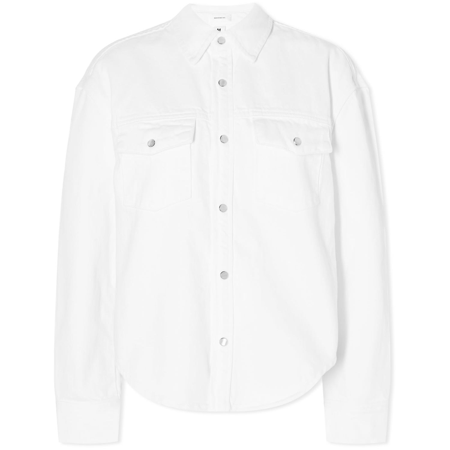 Bunda WARDROBE.NYC Denim Jacket Biela | W4046PC-WHT, 0
