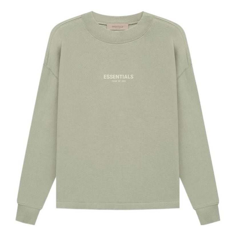 Sveter Fear of God Essentials SS22 Relaxed Crewneck Zelené | FOG-SS22-145