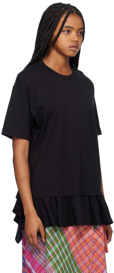 Tričko Comme des Garçons Comme des Garçons Shirt Ruffled T-Shirt Biela | FK-T018-051, 4
