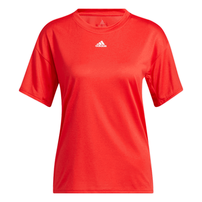 Tričko adidas Originals Primegreen 3-Stripes Training T-Shirt Červená | H48951