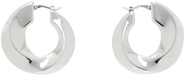 Náušnice Bottega Veneta Twist Hoop Earrings Biela | 775170 V5070, 0
