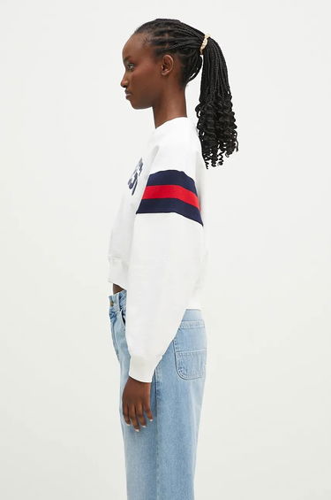 Mikina Sporty & Rich Wellness Ivy Cropped Sweatshirt Biela | WS058S406WW, 1