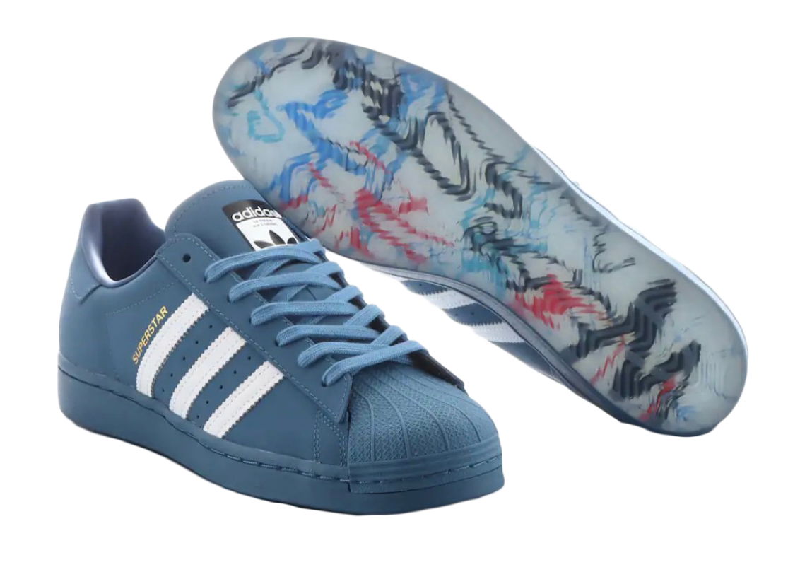 Tenisky a topánky adidas Originals Superstar Atmos Daiki Tsuneta Modrá | H06346, 0