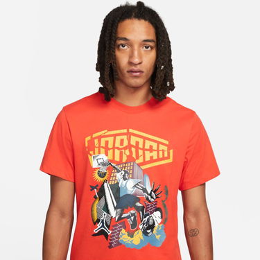 Tričko Jordan Sport Dna Red Tee Červená | DC9783-673, 3
